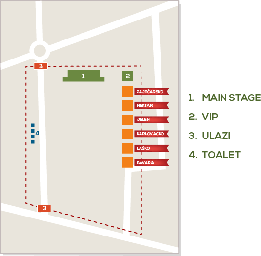 Mapa Festivala